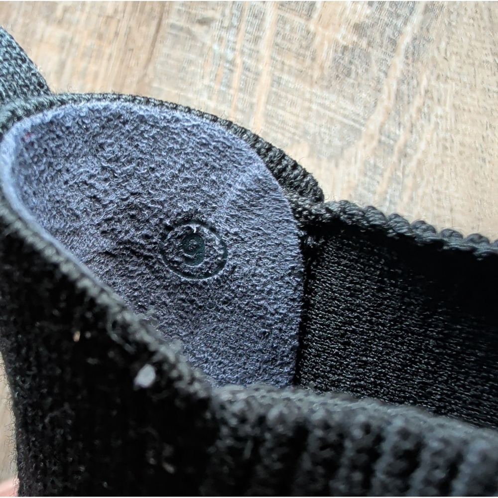 Rothy's The Lug Chelsea Boots Womens Size 9 Onyx Black Knit Modern Pull On - Picture 9 of 14